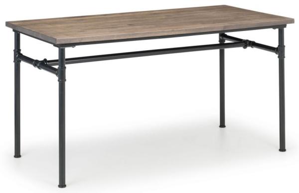 Carnegie Mocha Elm Wood Dining Table - 4 Seater