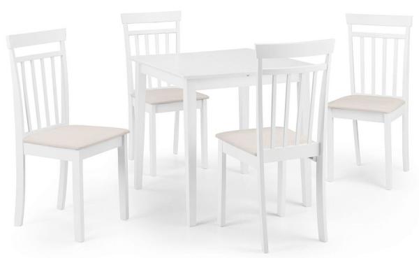 Rufford White 2 Seater Extending Dining Table