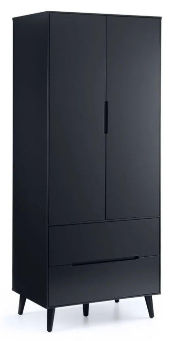 Alicia Anthracite 2 Door Combi Wardrobe