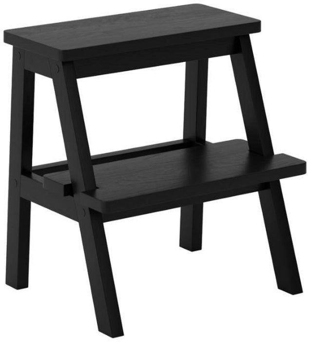 Addie Black Pine Stool