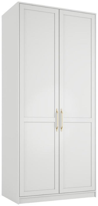 Austen White 2 Door Wardrobe