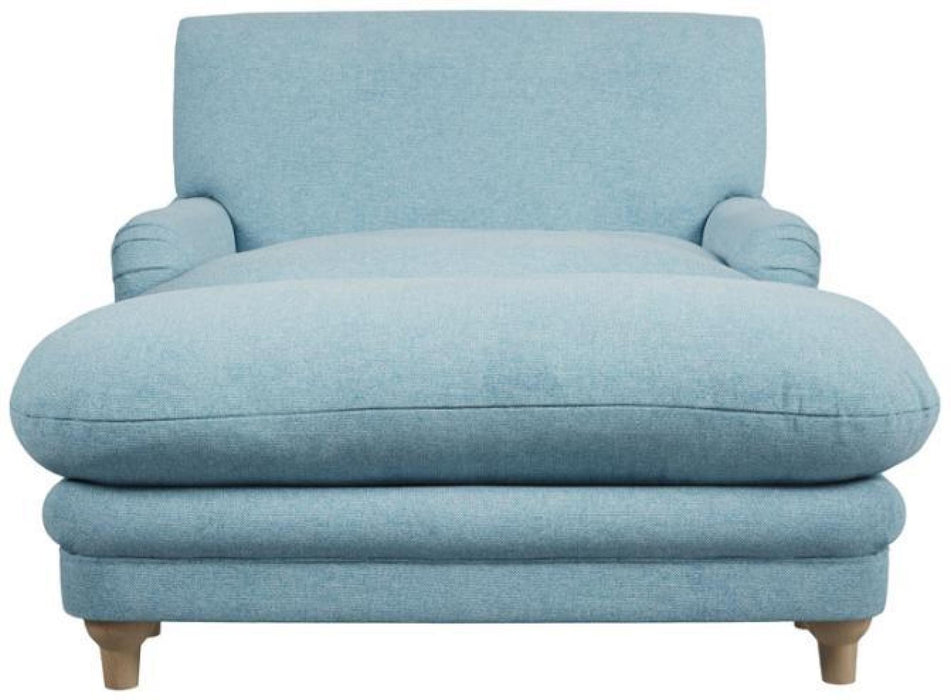 Plumpton Duck Egg Blue Chenille Fabric Chair