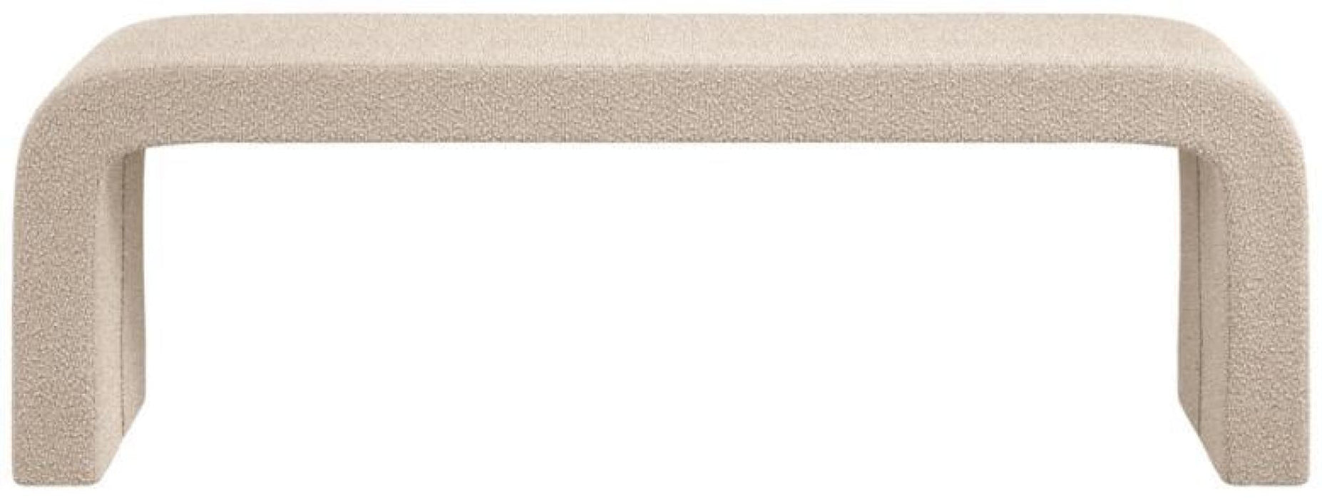 Ren Buff Boucle Fabric Bench