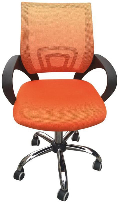 Tate Mesh Back Orange Office Chair
