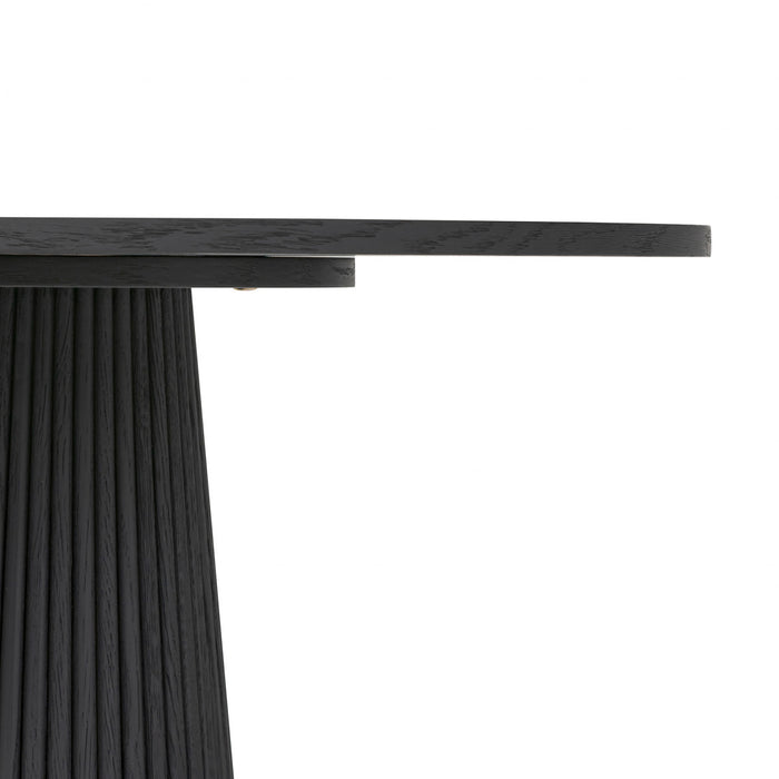 Leckford Ribbed Occasional Table | Aged Oak