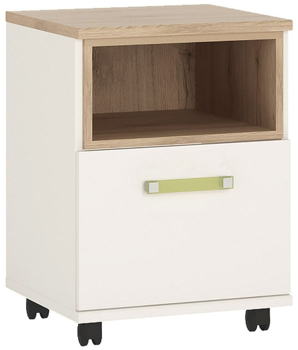4Kids 1 Door Desk Mobile with Lemon Handles