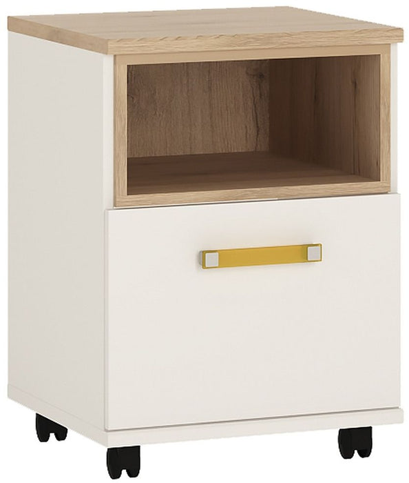 4Kids 1 Door Desk Mobile with Orange Handles