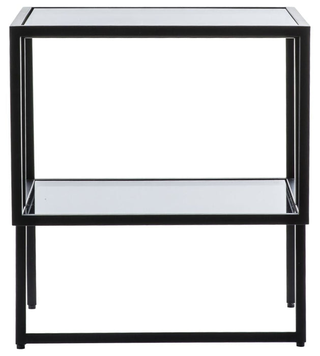 Putney Black Glass Side Table