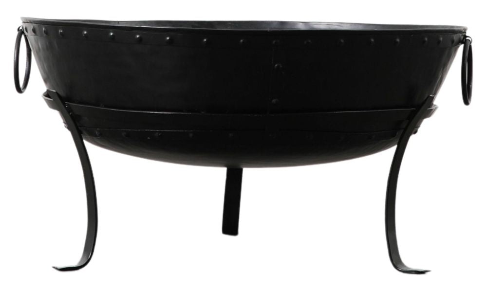 Atessa Black Outdoor Garden Firepit