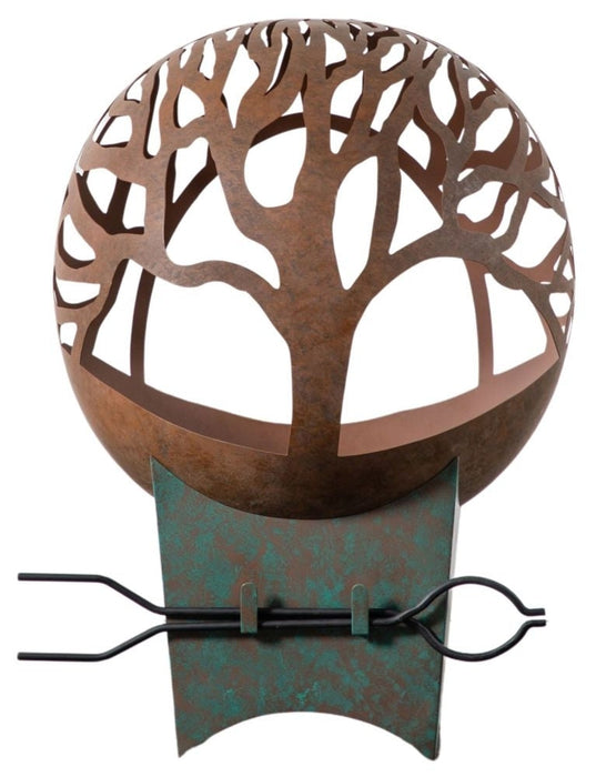 Sfera Brown Outdoor Garden Firepit