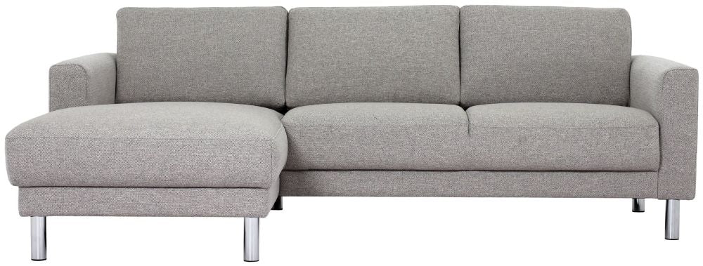 Cleveland Chaiselongue Sofa in Nova Light Grey (LH)