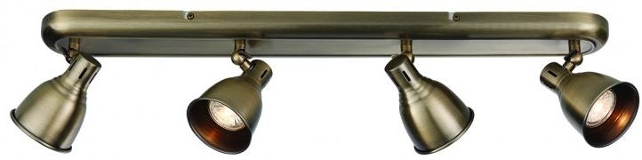 Westbury 4 Antique Brass Ceiling Light