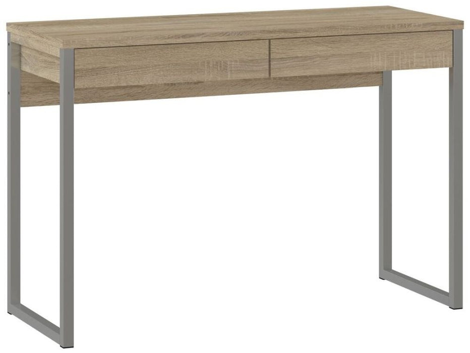 Function Plus Desk 2 Drawer in Oak