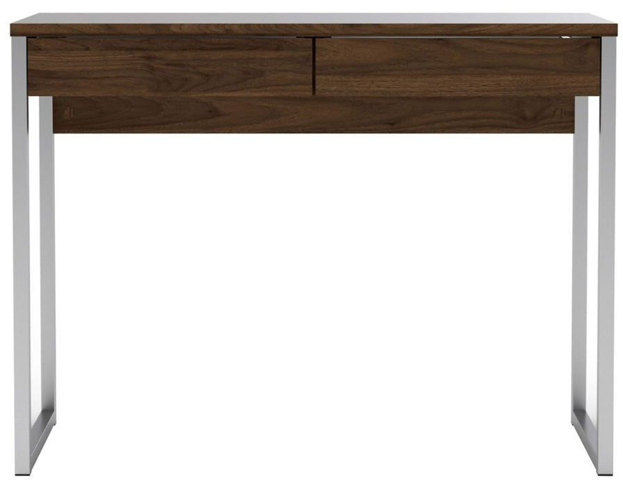 Function Plus Desk 2 Drawer in Walnut