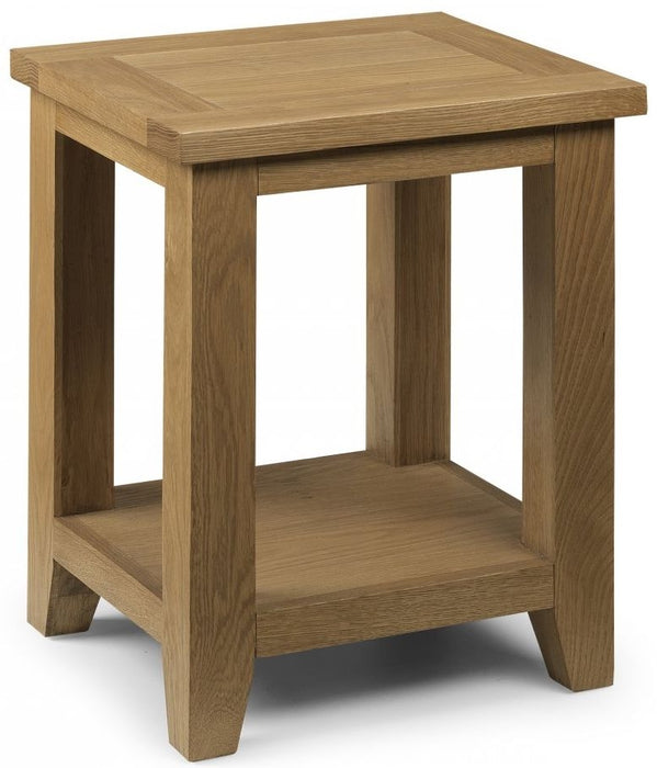 Astoria Waxed Oak Lamp Table