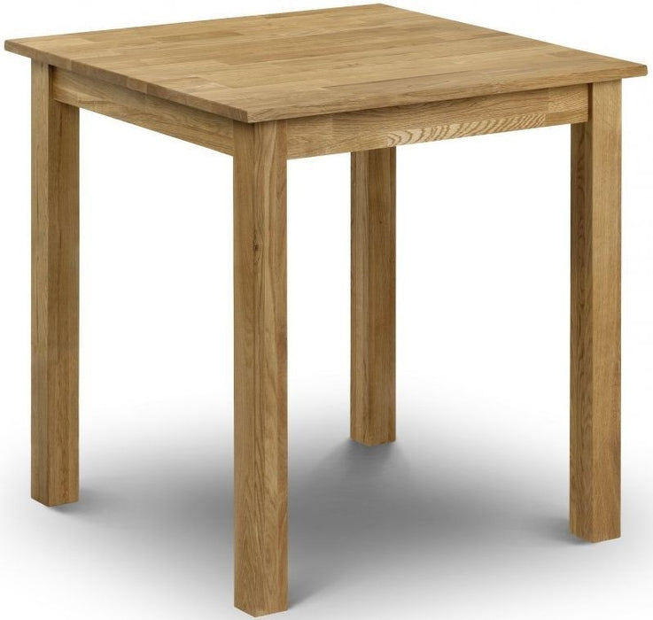 Coxmoor Oiled Oak Square Dining Table - 2 Seater