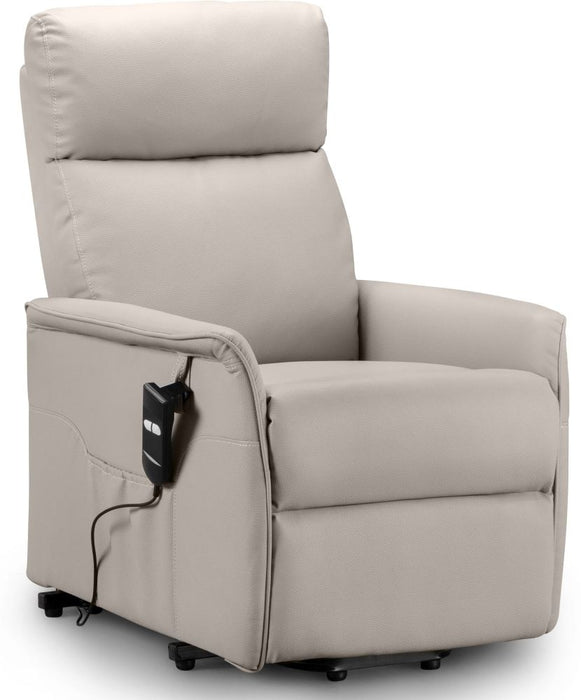 Helena Pebble Leather Recline Chair
