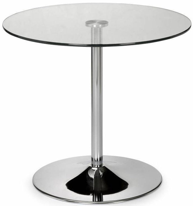 Kudos Chrome Round Dining Table - 2 Seater