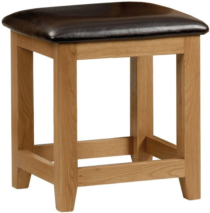 Marlborough Waxed Oak Dressing Stool