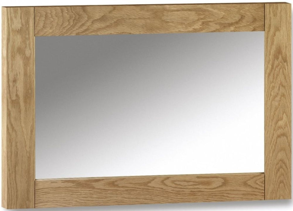 Marlborough Waxed Rectangular Wall Mirror - 100cm x 70cm
