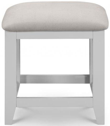 Richmond Elephant Grey Lacquered Oak Dressing Stool