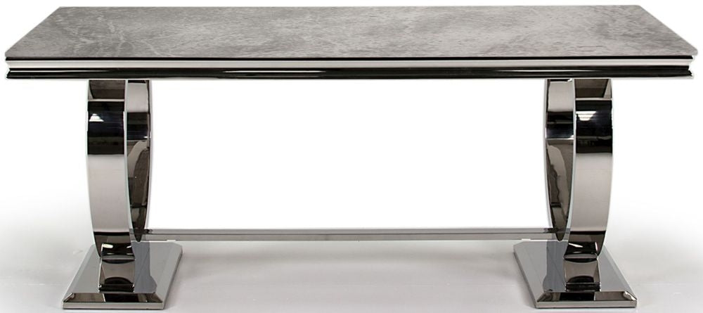 Vida Living Arianna 200cm Grey Dining Table - 8 Seater