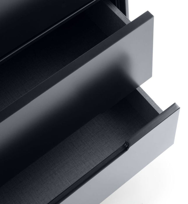 Alicia Anthracite 2 Door Combi Wardrobe