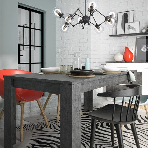 Zingaro Slate Grey 6 Seater Dining Table