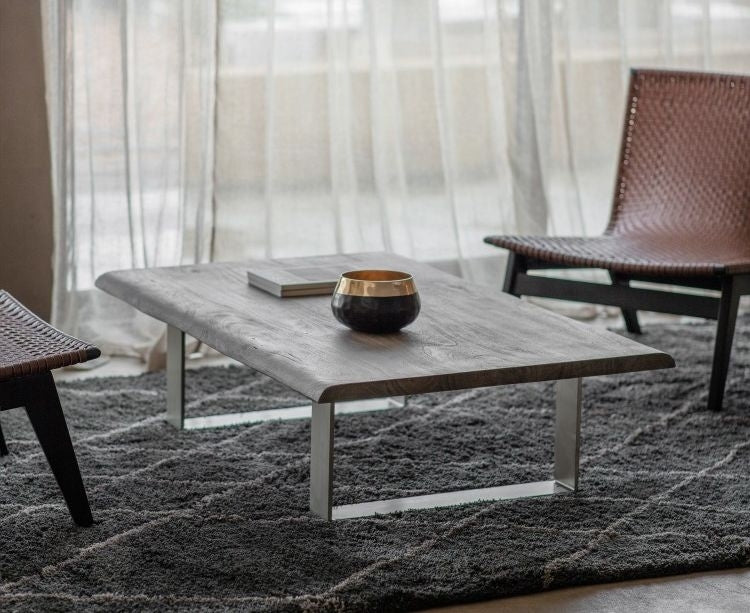 Huntington Grey Acacia Wood 140cm Coffee Table