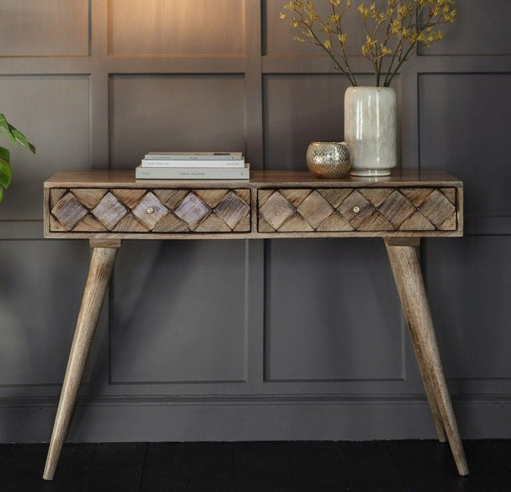 Tuscany Burnt Wax Console Table