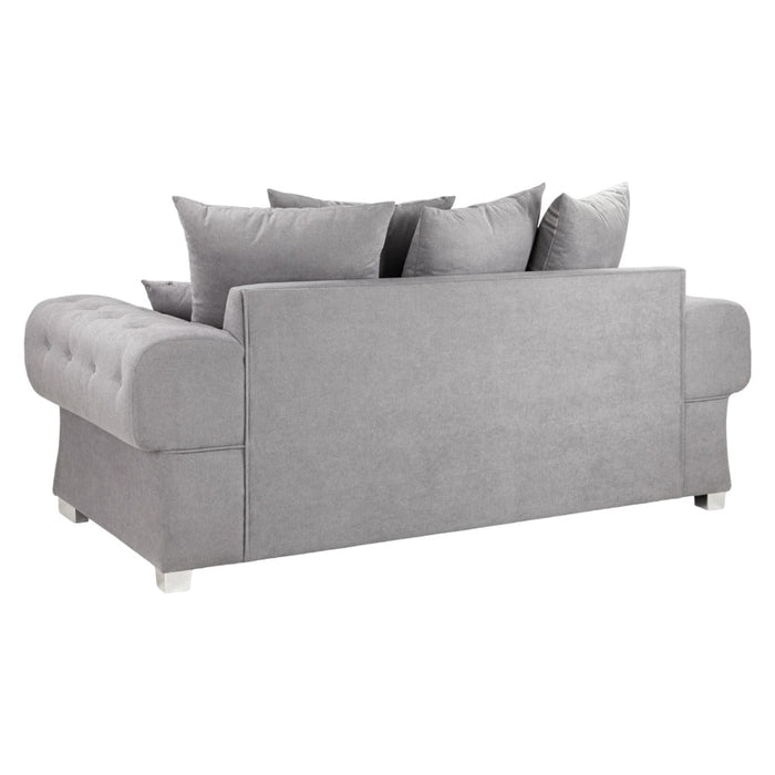 Verona Scatterback Grey 3 Seater Sofa
