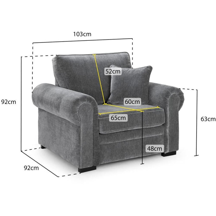 Willow Grey Armchair