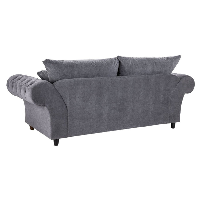 Windsor Fullback Grey 3 Seater Sofa