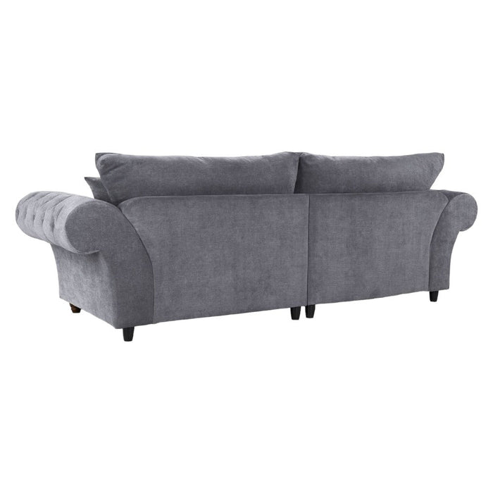 Windsor Fullback Grey 4 Seater Sofa