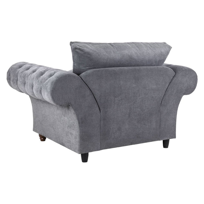 Windsor Fullback Grey Armchair