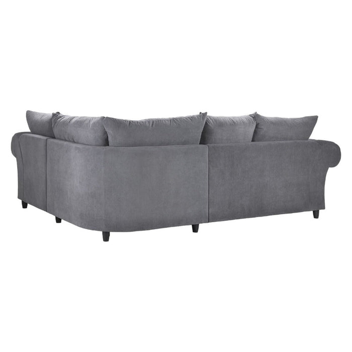 Windsor Fullback Grey Right Hand Facing Corner Sofa