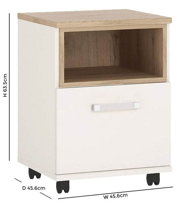 4Kids 1 Door Desk Mobile with Opalino Handles
