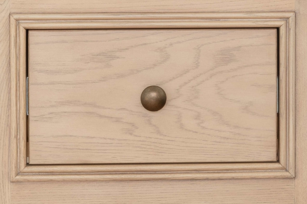 Willis and Gambier Toulon Oak 1 Drawer Bedside Table