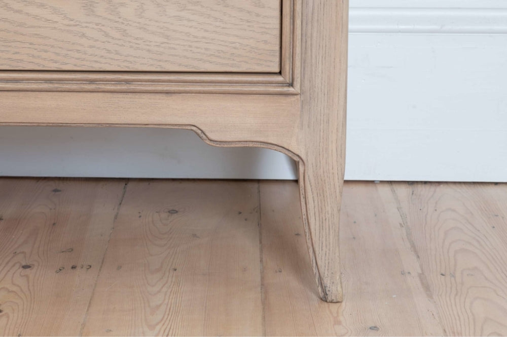 Willis and Gambier Toulon Oak 2 Door 1 Drawer Double Wardrobe