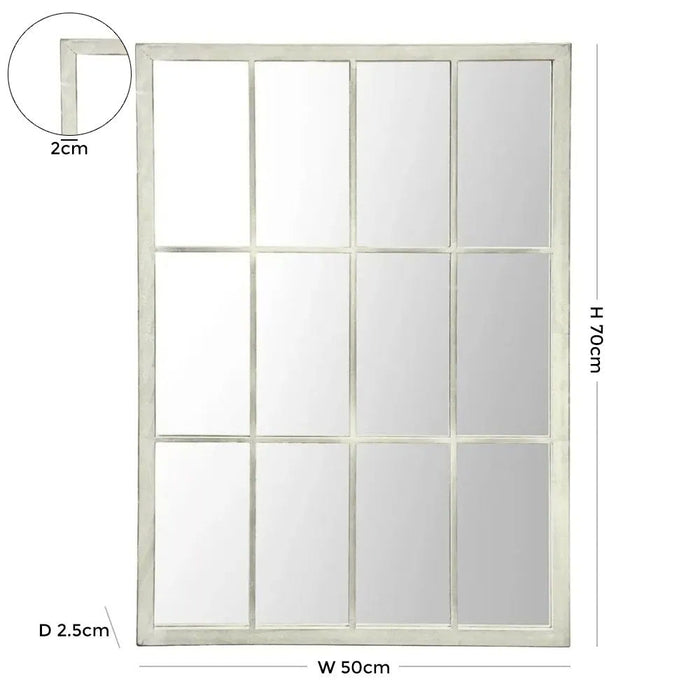 Zanetti Gatehouse Outdoor Window Mirror - 50cm x 70cm