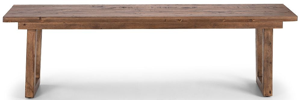 Woburn Brown Reclaimed Pine Dining Bench
