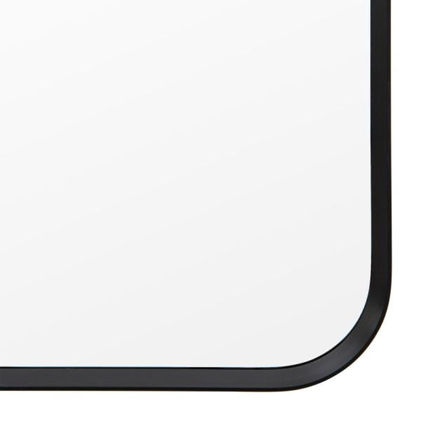 Holworth Rectangular Wall Mirror - 90cm x 60cm - Comes in Black and Gold Options