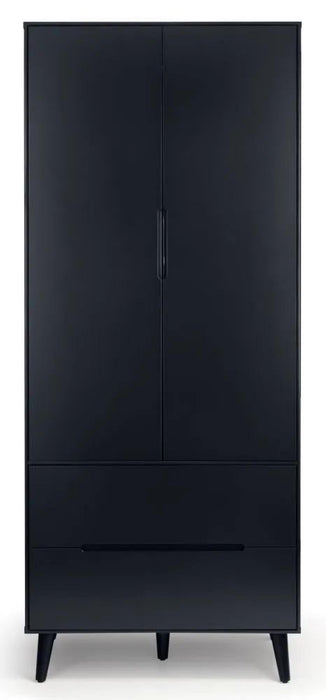 Alicia Anthracite 2 Door Combi Wardrobe