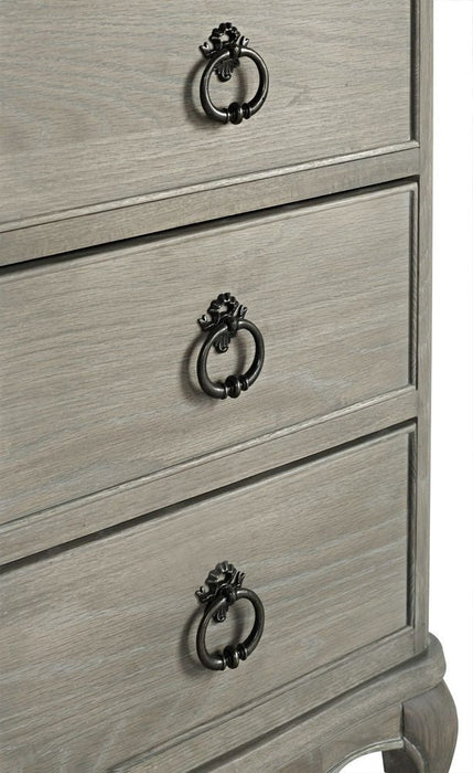 Willis and Gambier Camille Oak 6 Drawer Tallboy Chest