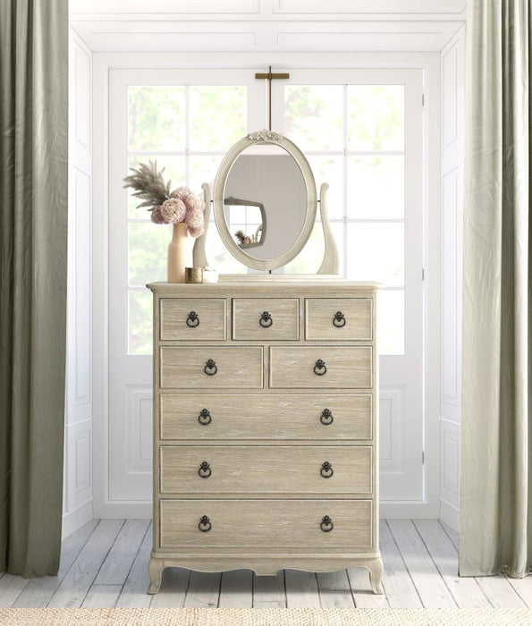 Willis and Gambier Camille Oak Oval Gallery Mirror