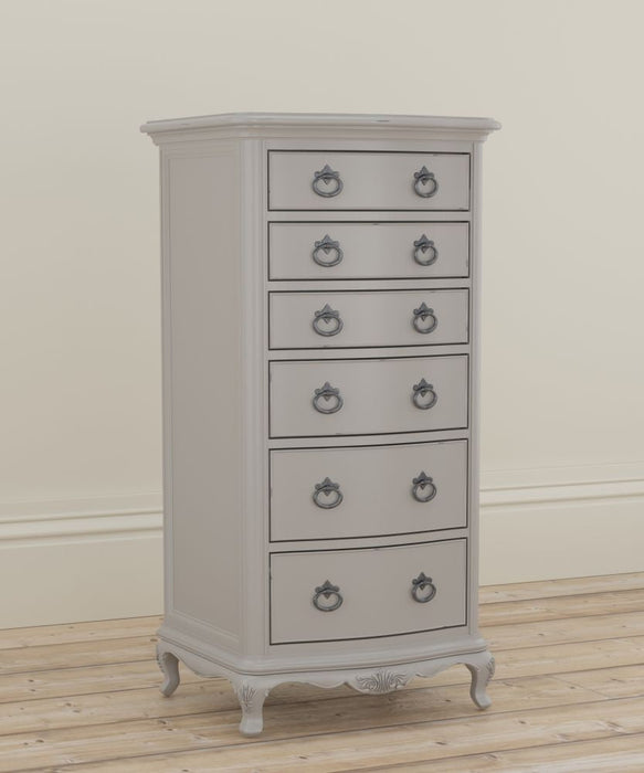 Willis and Gambier Etienne Grey 6 Drawer Tallboy Chest