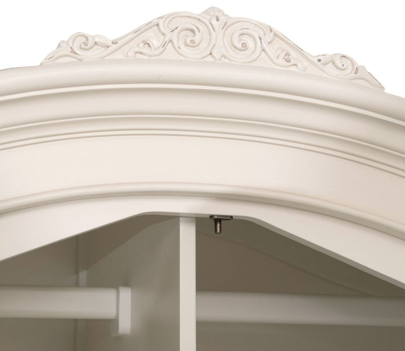 Willis and Gambier Ivory 2 Door 1 Drawer Double Wardrobe