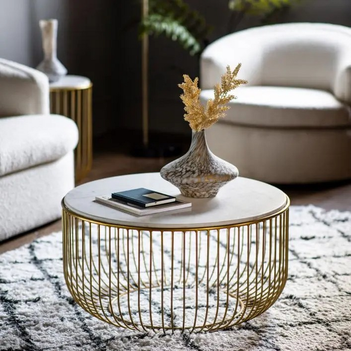 Riley Coffee Table Gold