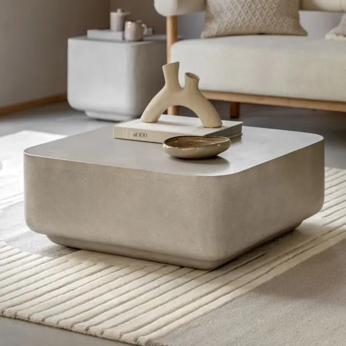 Rozzano Concrete 75cm Coffee Table