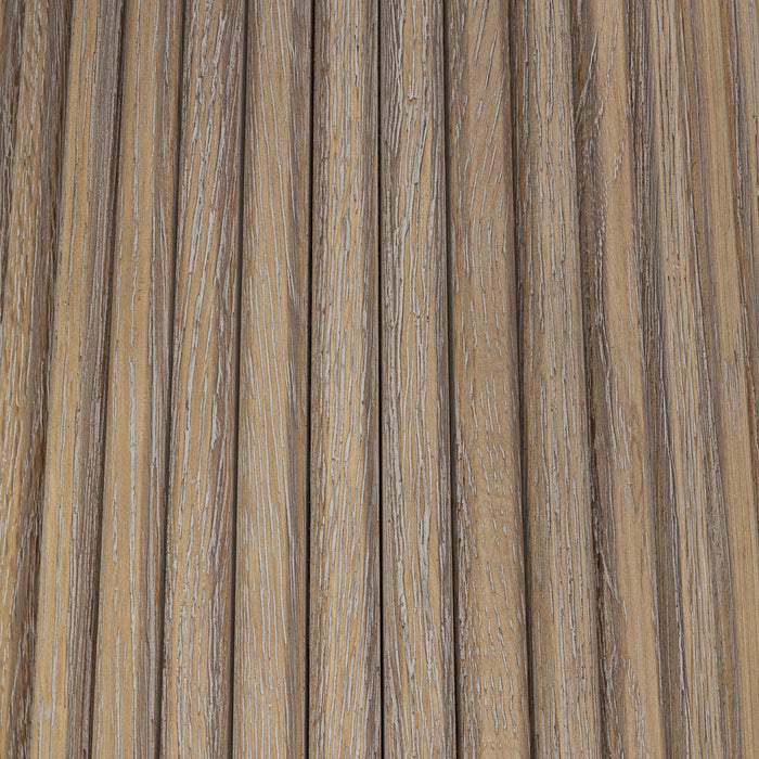 Leckford Ribbed Occasional Table | Aged Oak